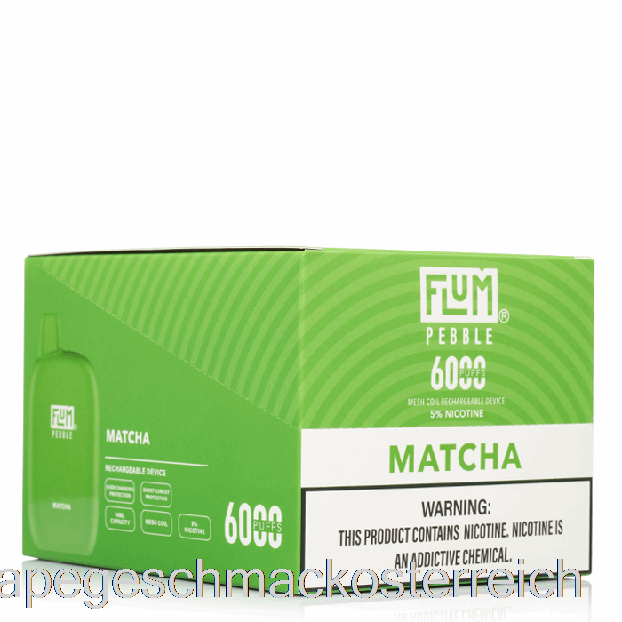 [10er-Pack] Flum Pebble 6000 Einweg-Vape-Geschmack